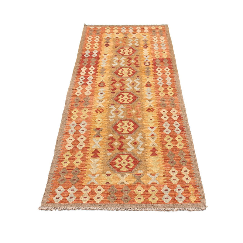 Løber Kelim Carpet - Splash - 196 x 66 cm - flerfarvet