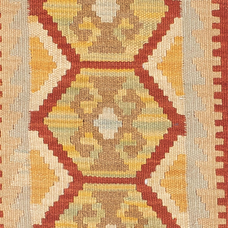 Løber Kelim Carpet - Splash - 192 x 68 cm - flerfarvet