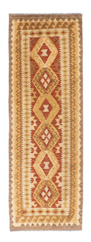 Løber Kelim-tæppe - orientalsk - 204 x 67 cm - beige