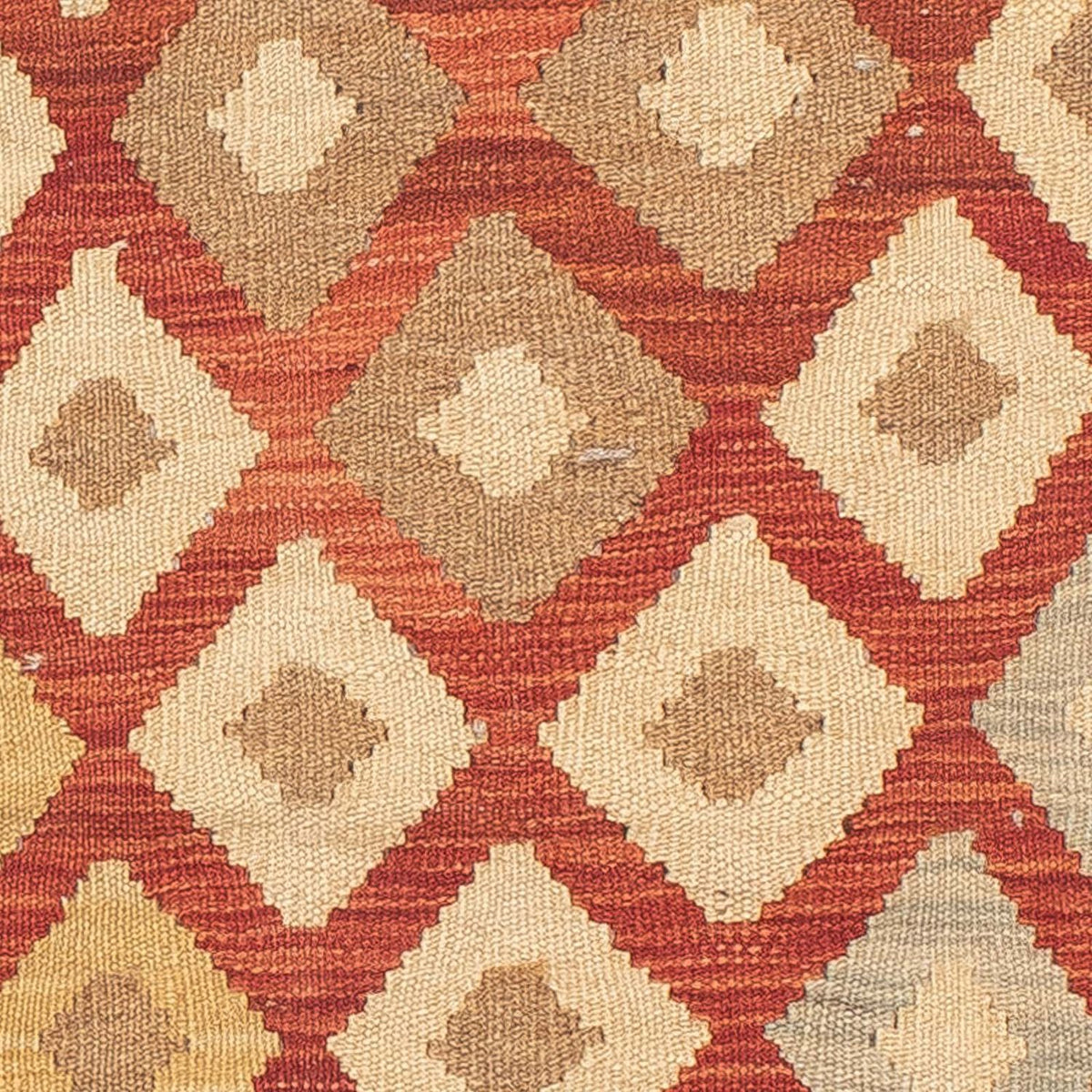 Løber Kelim Carpet - Splash - 185 x 69 cm - flerfarvet