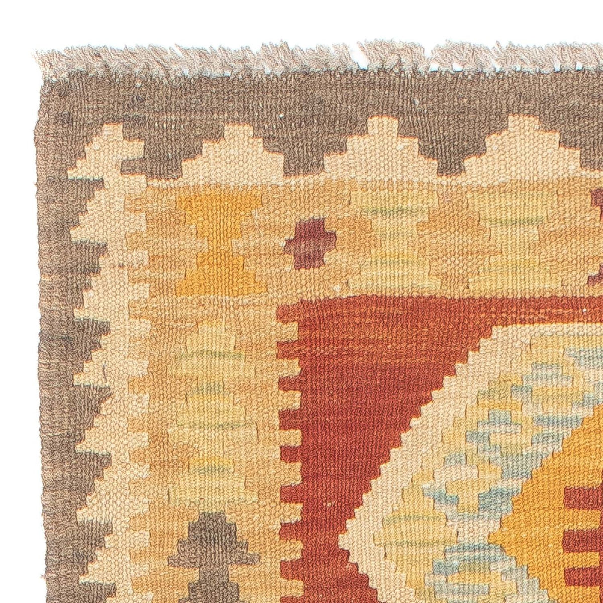 Løber Kelim Carpet - Splash - 192 x 63 cm - flerfarvet