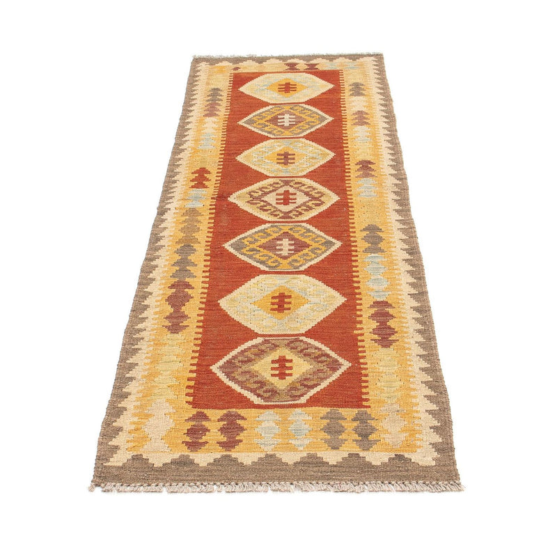 Løber Kelim Carpet - Splash - 192 x 63 cm - flerfarvet