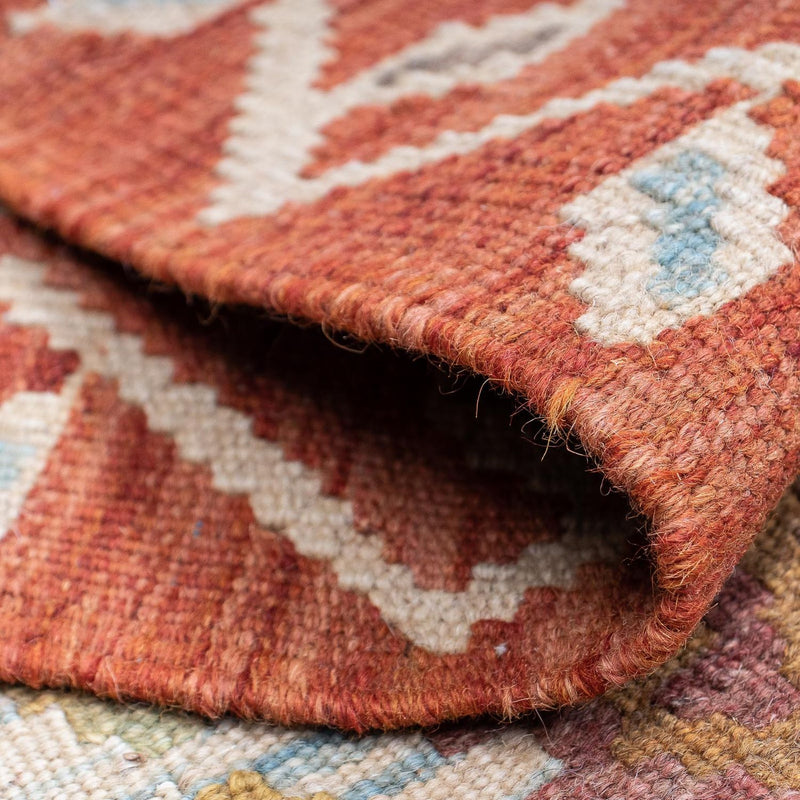 Løber Kelim Carpet - Splash - 194 x 65 cm - flerfarvet