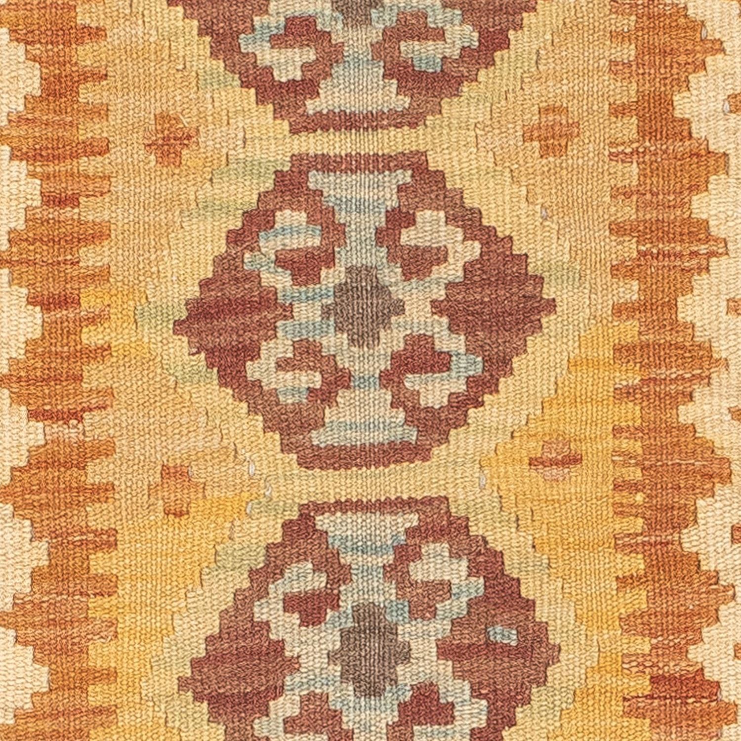 Løber Kelim Carpet - Splash - 192 x 67 cm - flerfarvet