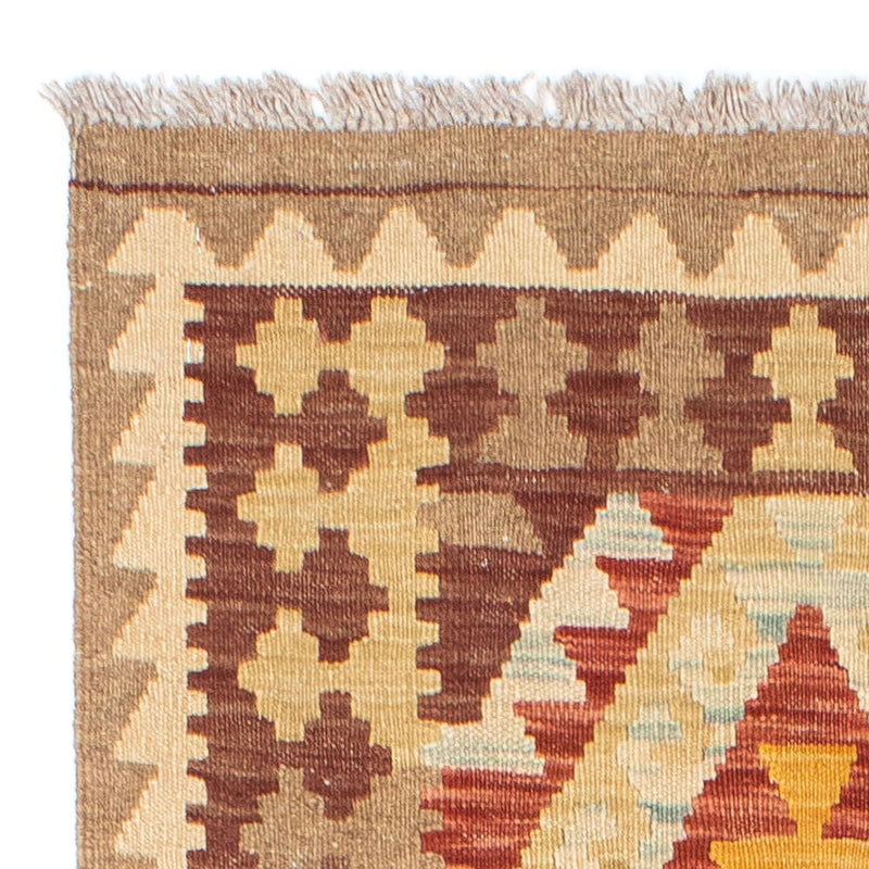 Løber Kelim-tæppe - orientalsk - 200 x 70 cm - beige