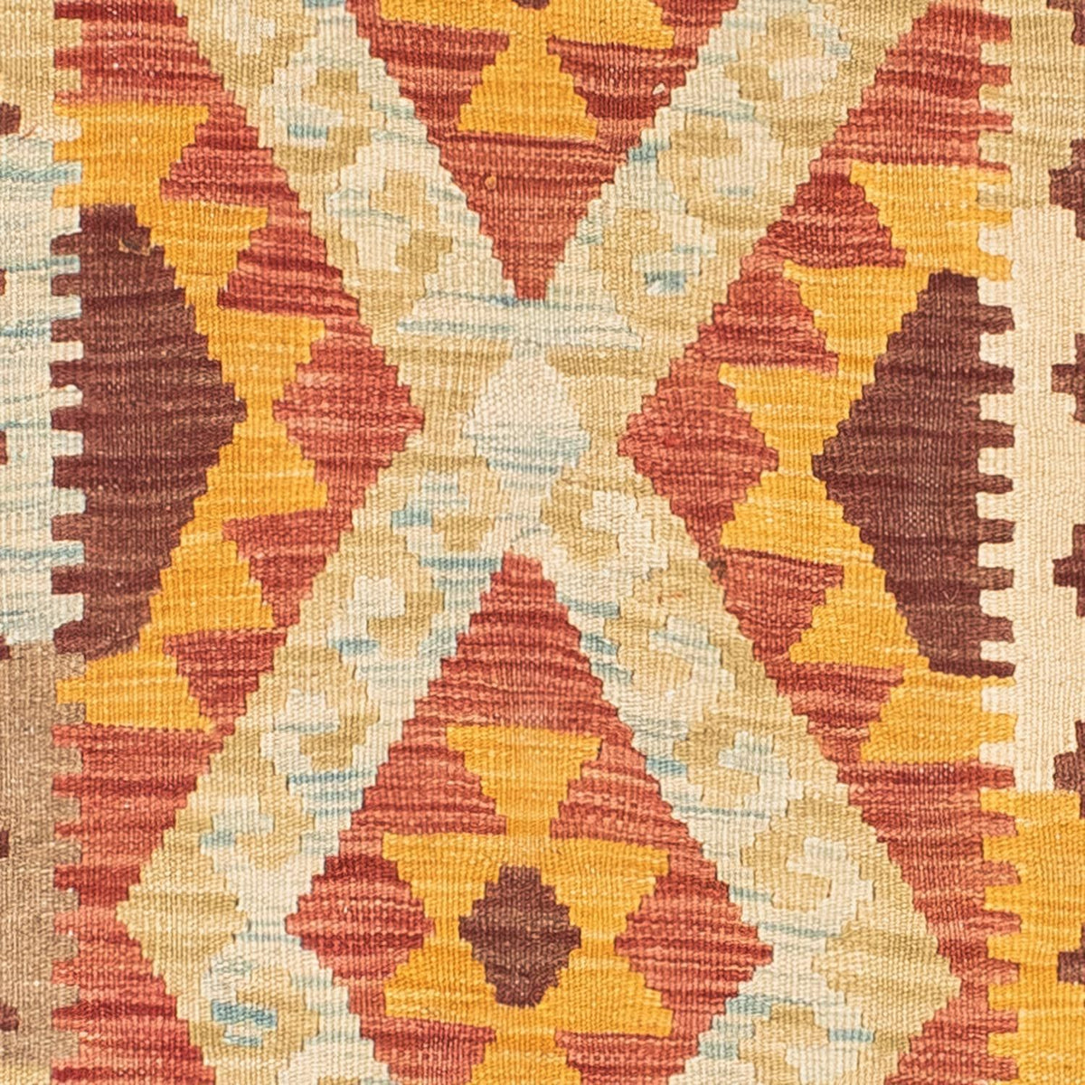 Løber Kelim-tæppe - orientalsk - 200 x 70 cm - beige