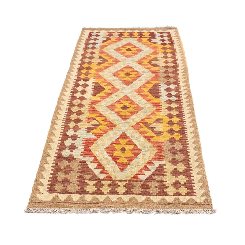 Løber Kelim-tæppe - orientalsk - 200 x 70 cm - beige