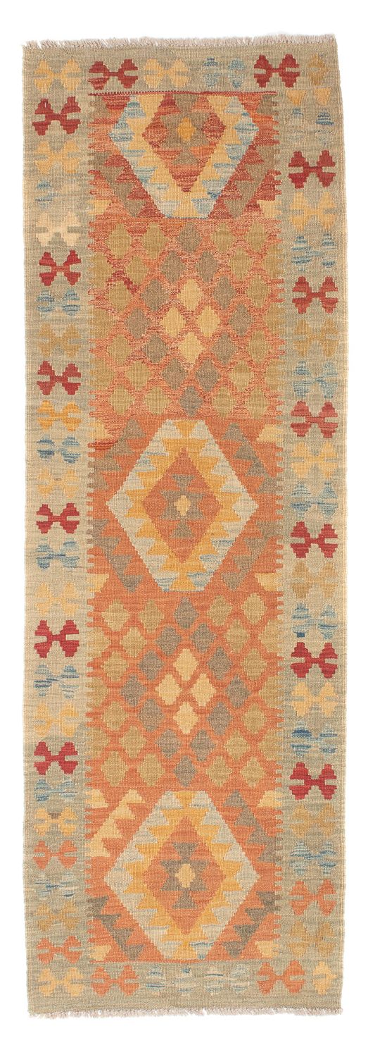 Løber Kelim Carpet - Splash - 199 x 64 cm - flerfarvet