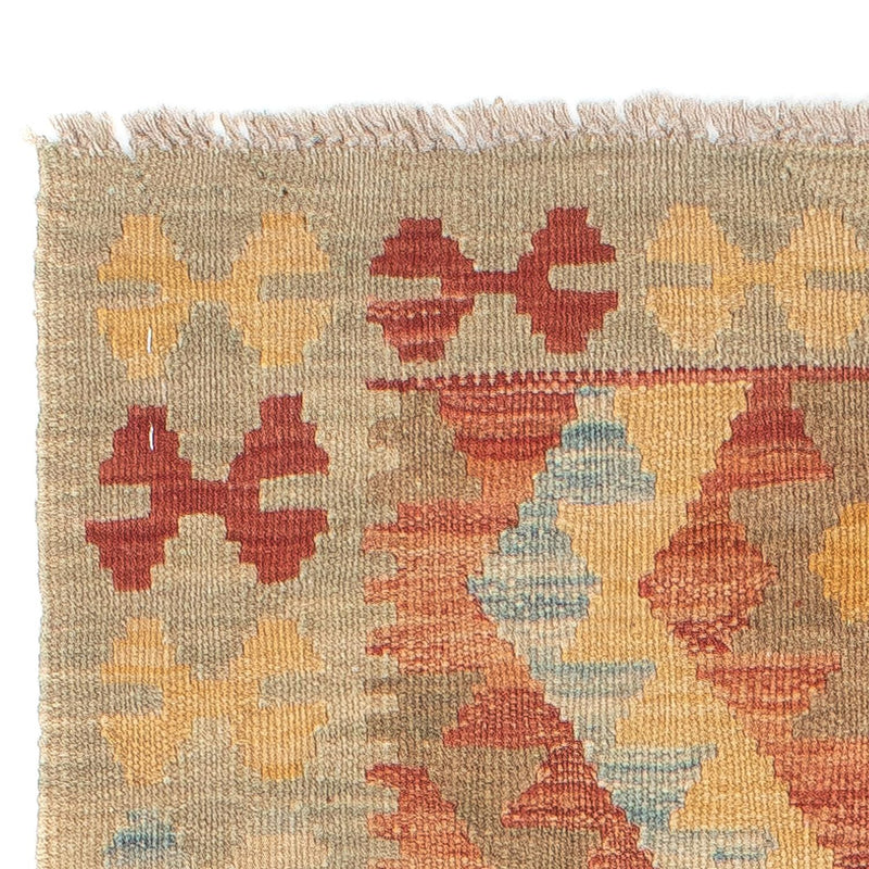 Løber Kelim Carpet - Splash - 199 x 64 cm - flerfarvet