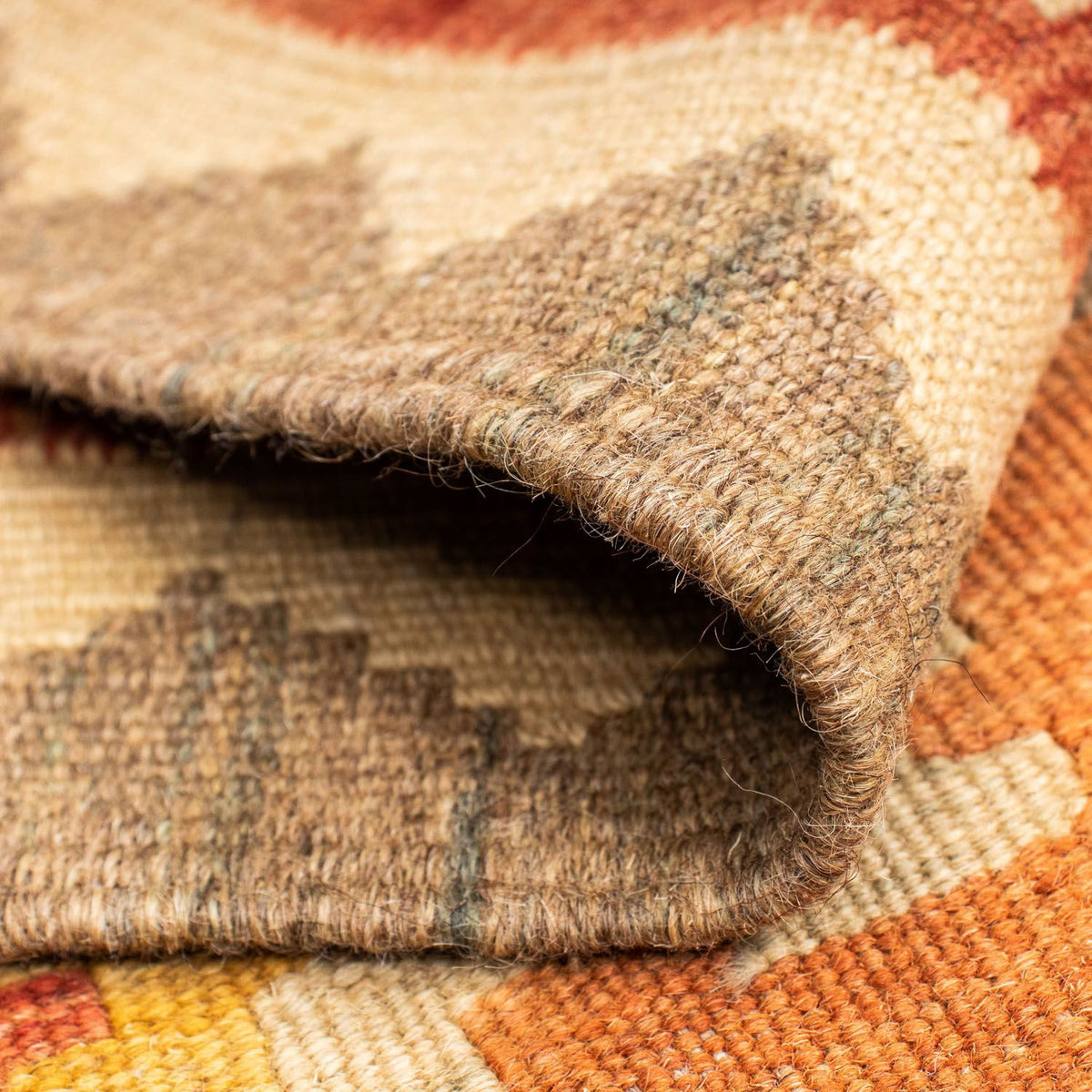 Løber Kelim-tæppe - orientalsk - 190 x 71 cm - beige