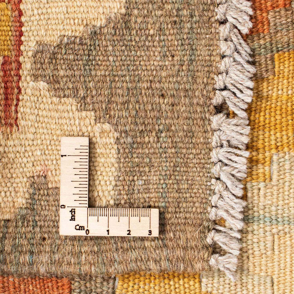 Løber Kelim-tæppe - orientalsk - 190 x 71 cm - beige