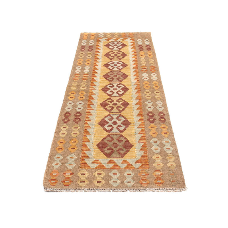 Løber Kelim Carpet - Splash - 204 x 65 cm - flerfarvet