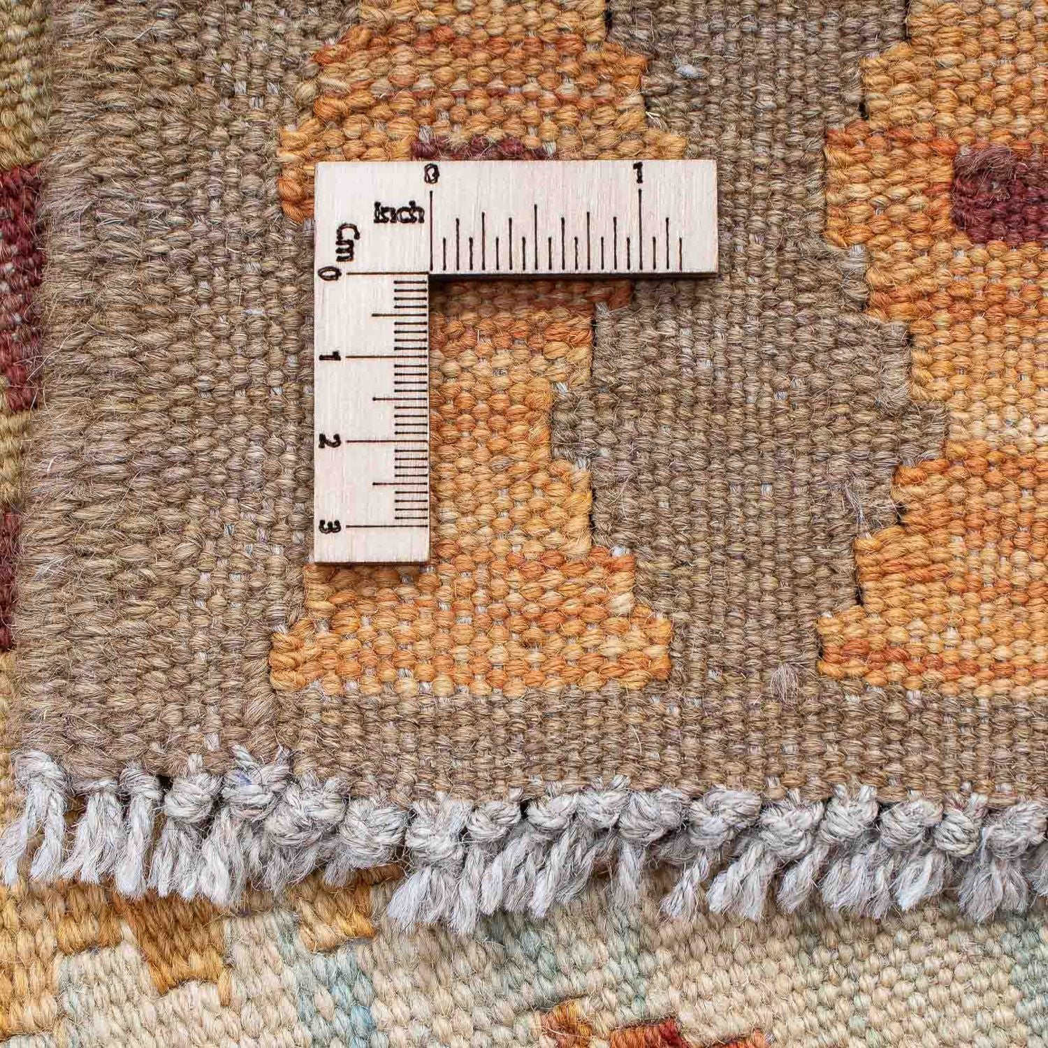 Løber Kelim Carpet - Splash - 204 x 65 cm - flerfarvet