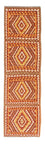 Løber Kelim-tæppe - orientalsk - 231 x 62 cm - brun