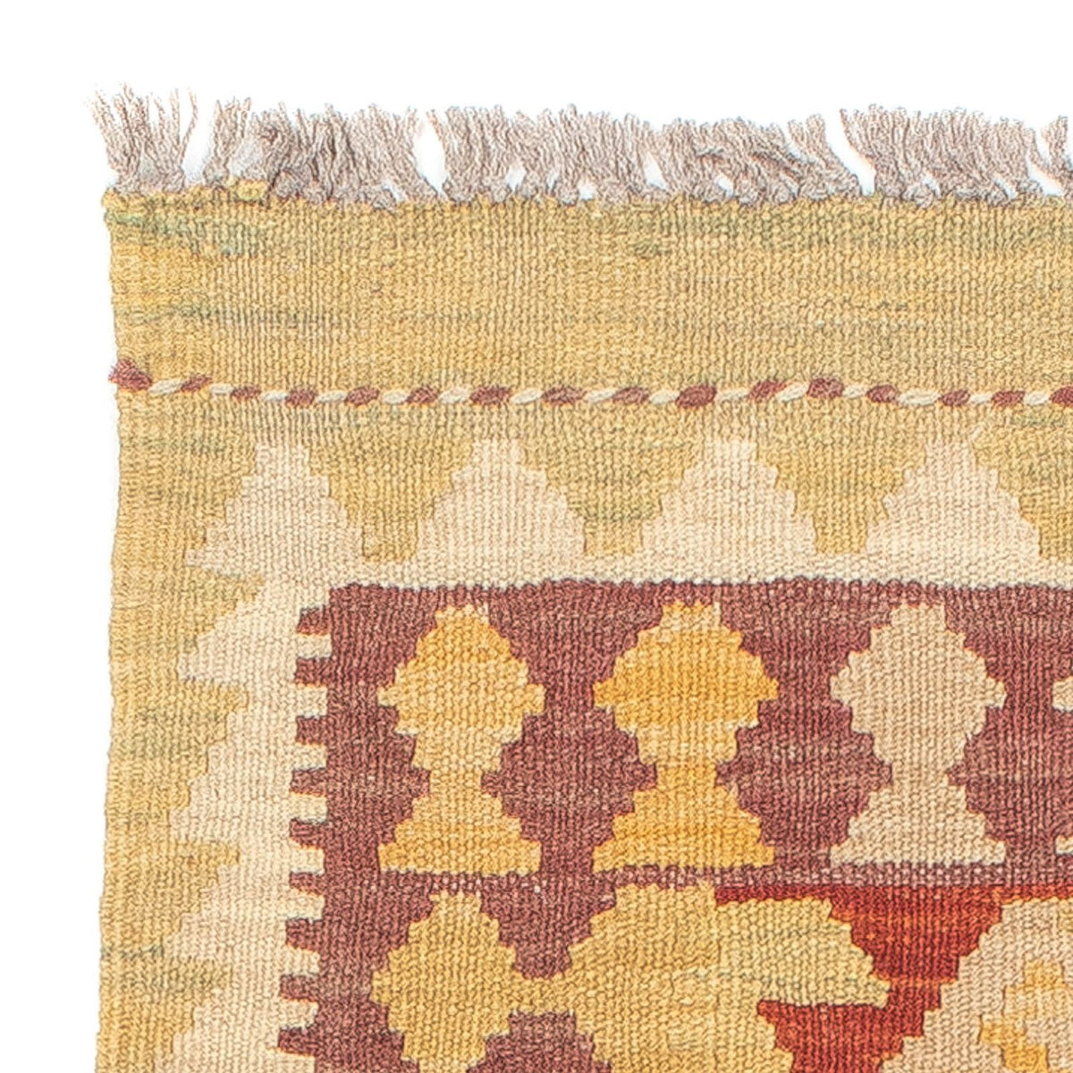 Løber Kelim Carpet - Splash - 152 x 61 cm - flerfarvet