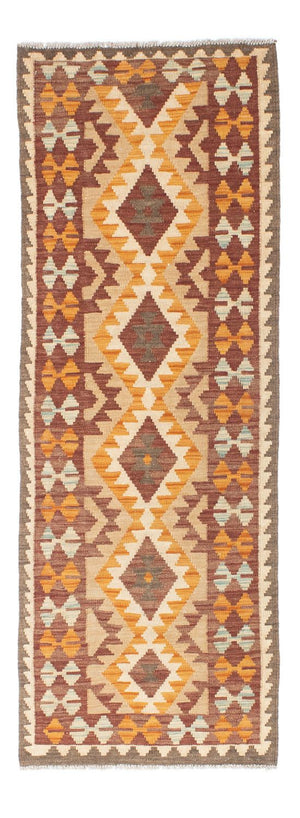 Løber Kelim-tæppe - orientalsk - 194 x 63 cm - beige
