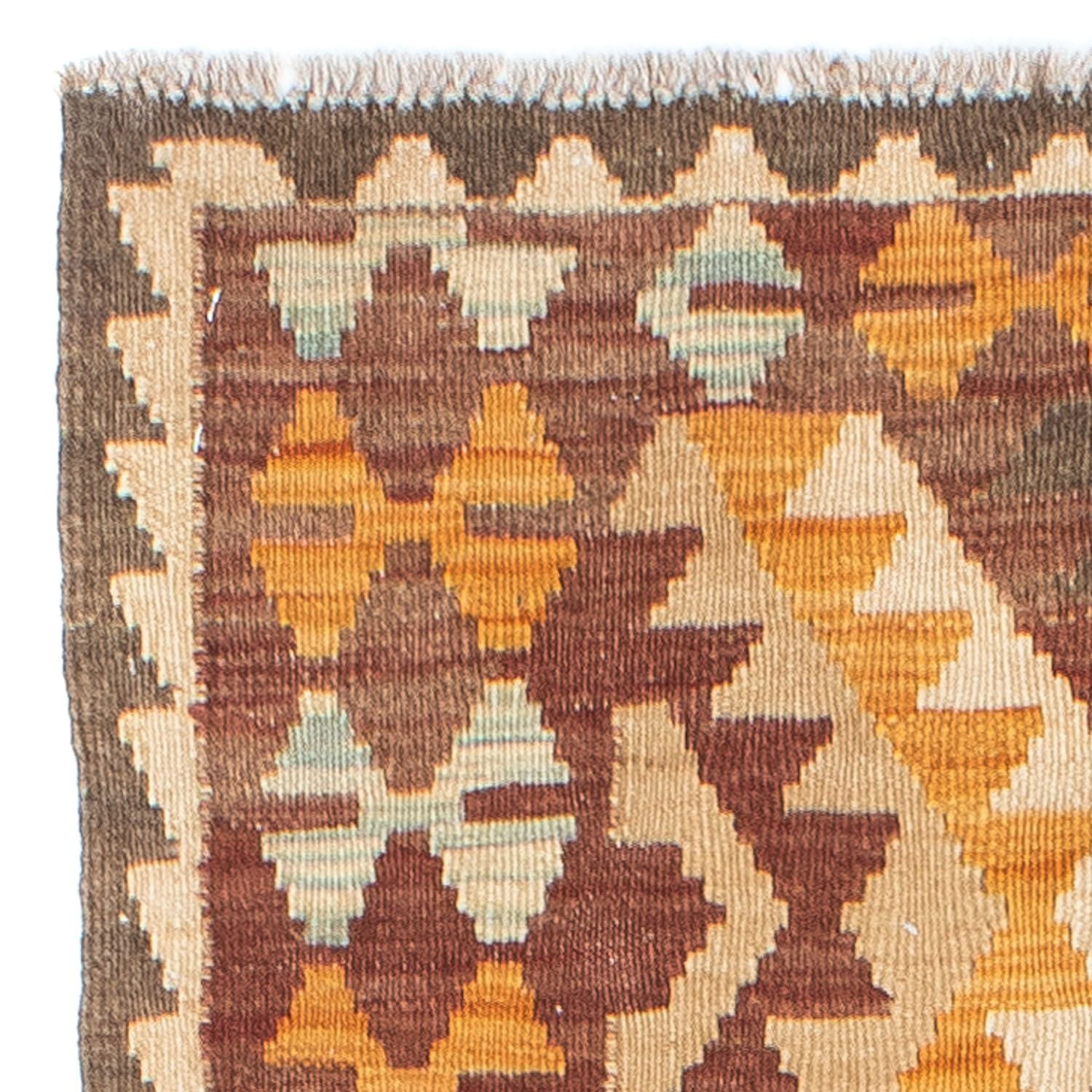 Løber Kelim-tæppe - orientalsk - 194 x 63 cm - beige