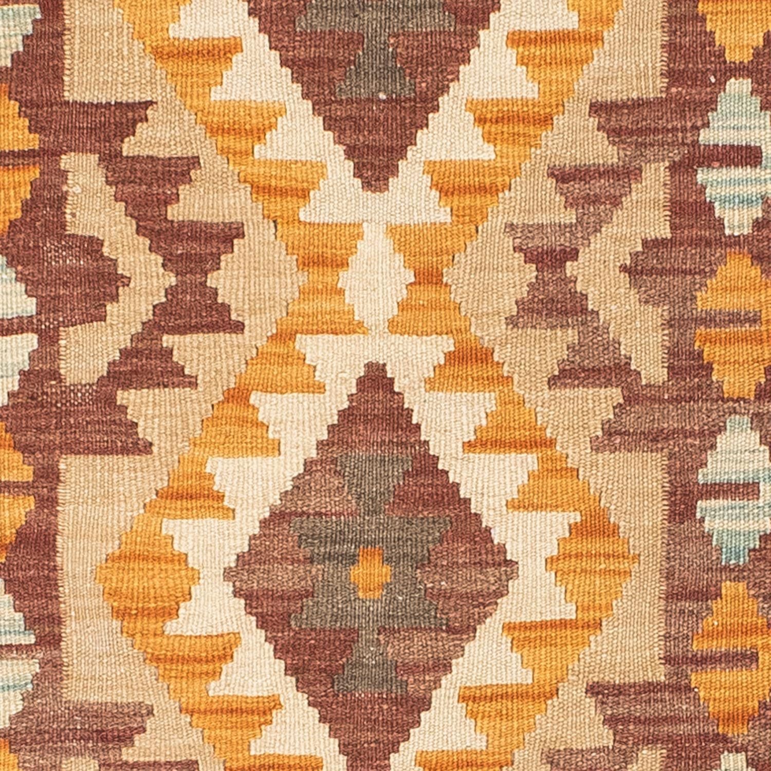 Løber Kelim-tæppe - orientalsk - 194 x 63 cm - beige