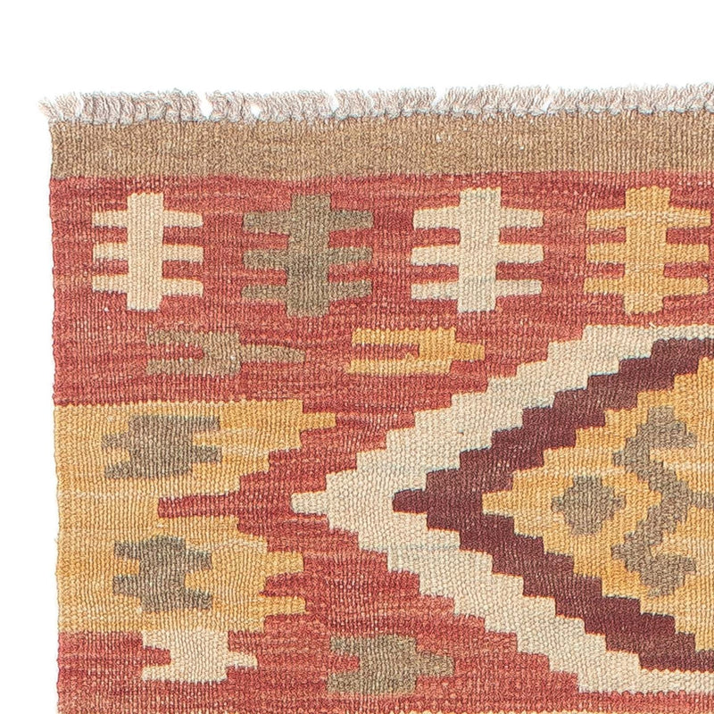 Løber Kelim Carpet - Splash - 205 x 64 cm - flerfarvet