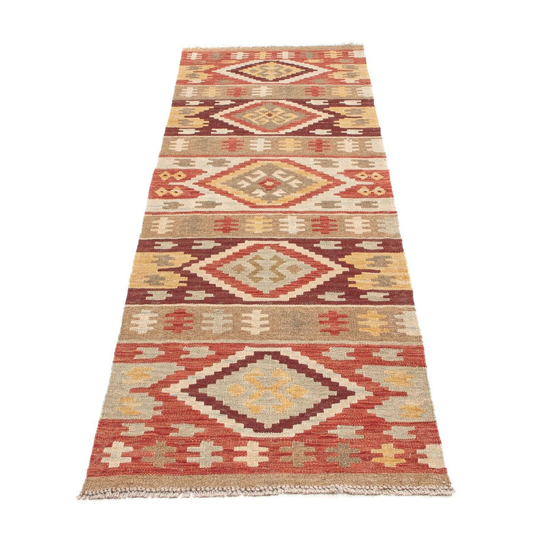 Løber Kelim Carpet - Splash - 205 x 64 cm - flerfarvet