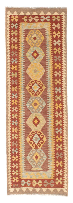 Løber Kelim Carpet - Splash - 210 x 69 cm - flerfarvet