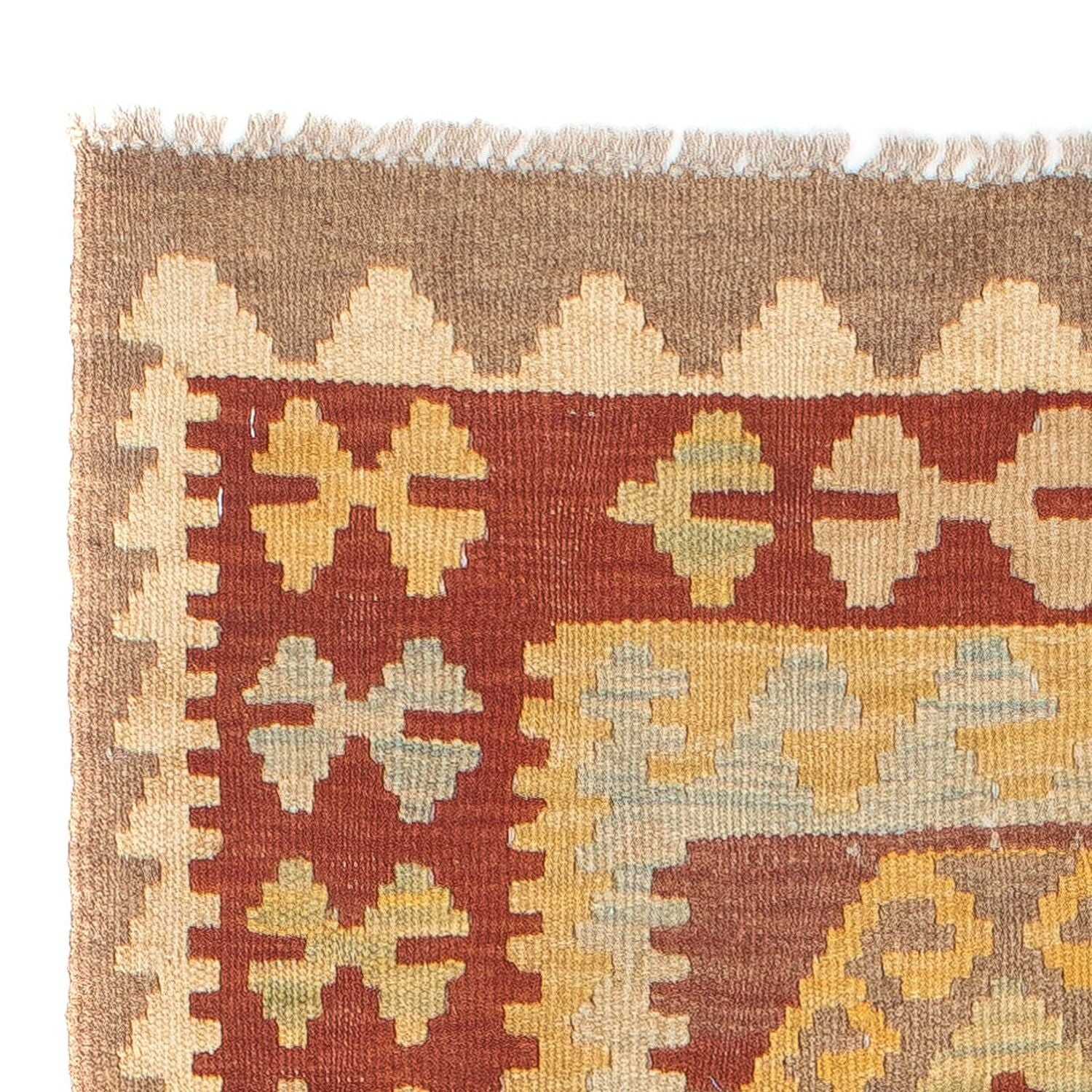 Løber Kelim Carpet - Splash - 210 x 69 cm - flerfarvet