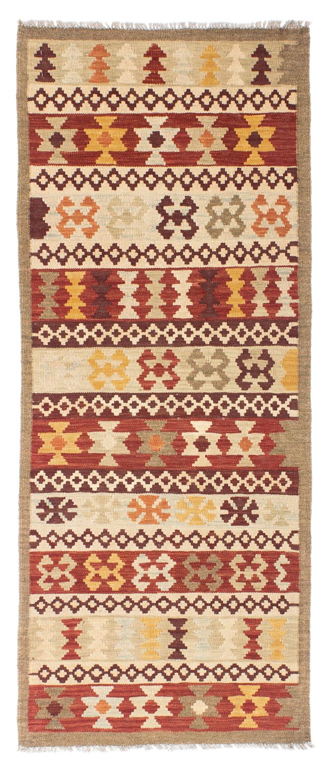 Løber Kelim-tæppe - orientalsk - 194 x 75 cm - flerfarvet