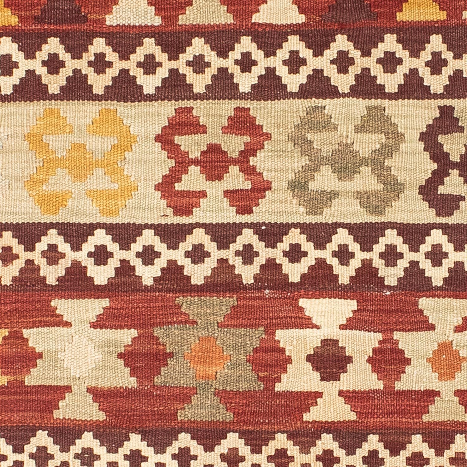 Løber Kelim-tæppe - orientalsk - 194 x 75 cm - flerfarvet