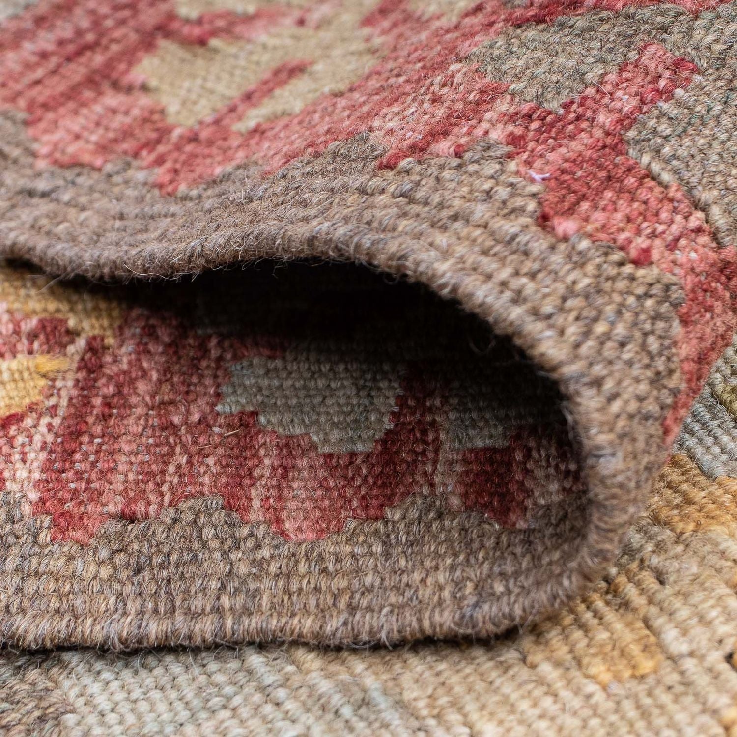 Løber Kelim Carpet - Splash - 205 x 66 cm - flerfarvet