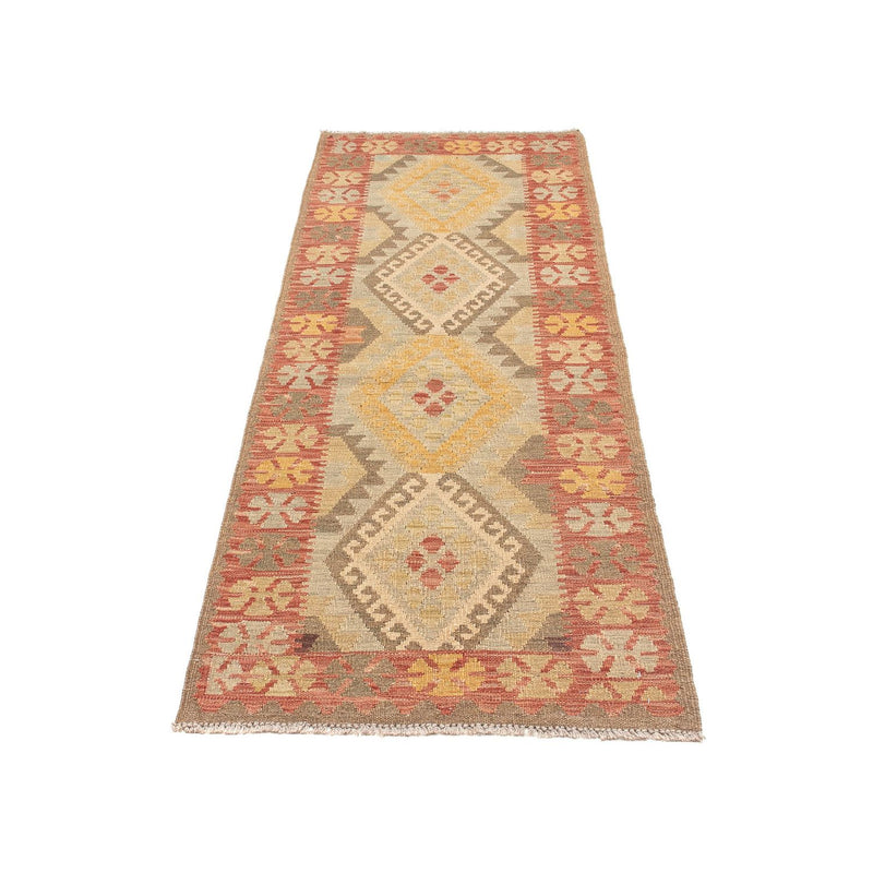 Løber Kelim Carpet - Splash - 205 x 66 cm - flerfarvet