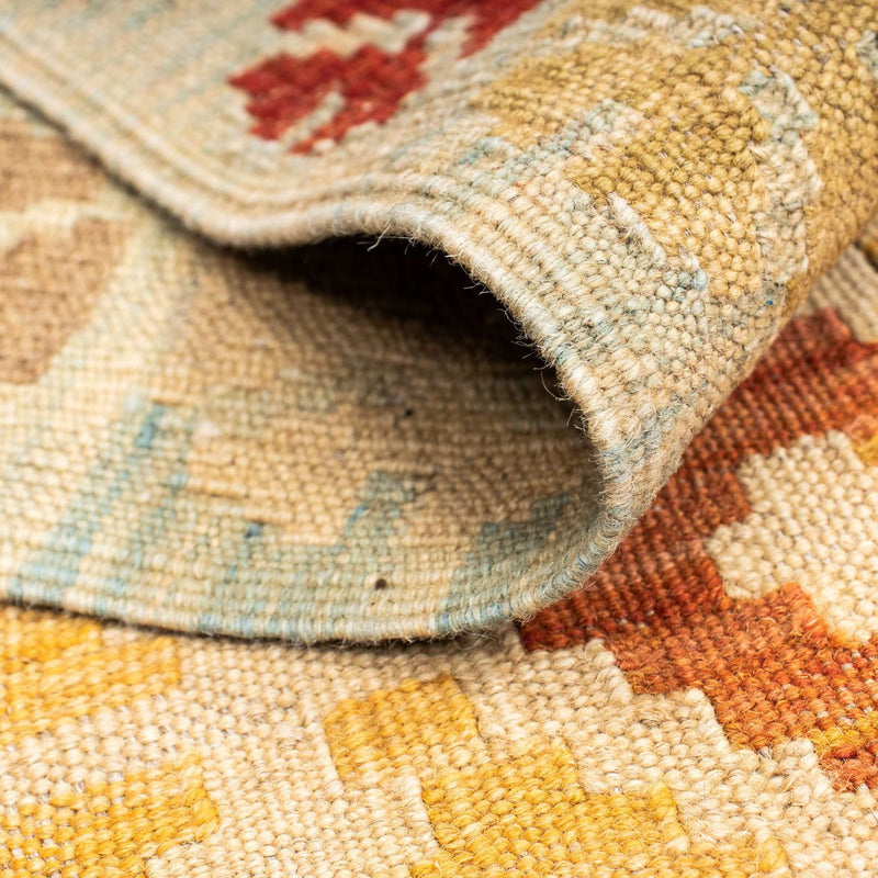 Løber Kelim-tæppe - orientalsk - 203 x 70 cm - beige