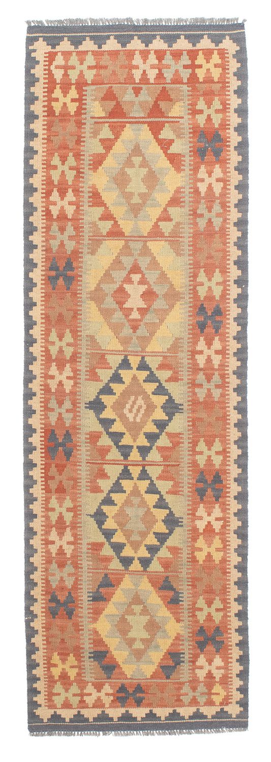 Løber Kelim Carpet - Splash - 198 x 60 cm - flerfarvet