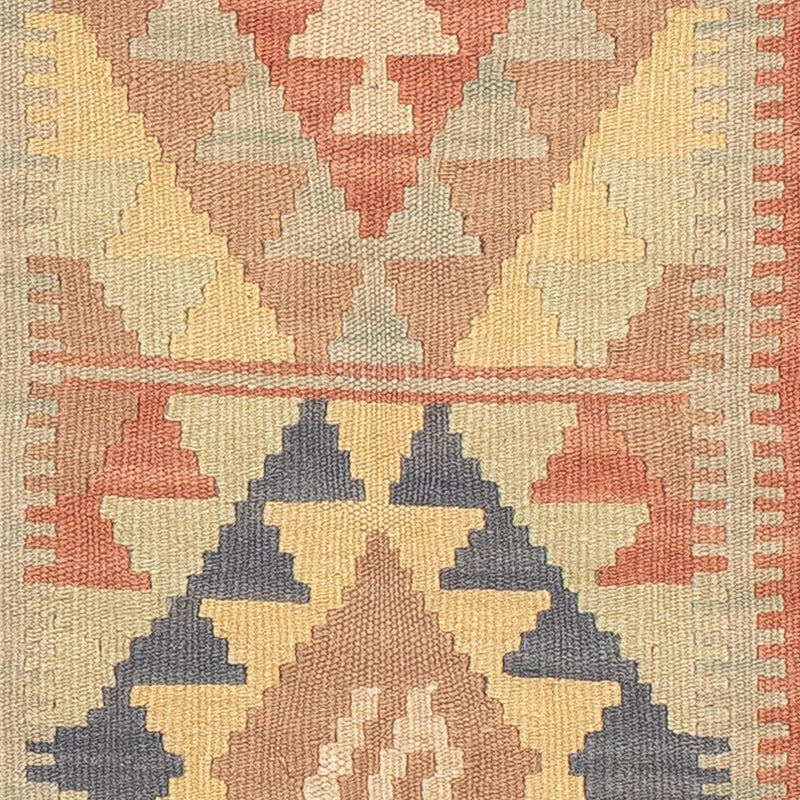 Løber Kelim Carpet - Splash - 198 x 60 cm - flerfarvet