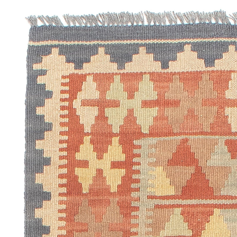 Løber Kelim Carpet - Splash - 198 x 60 cm - flerfarvet