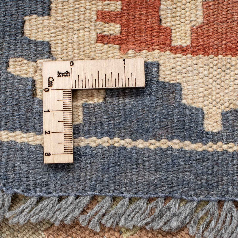 Løber Kelim Carpet - Splash - 198 x 60 cm - flerfarvet