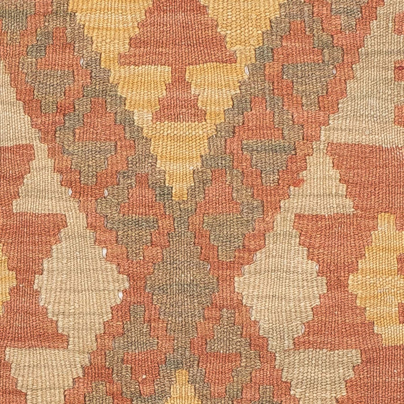 Løber Kelim Carpet - Splash - 207 x 65 cm - lysrød