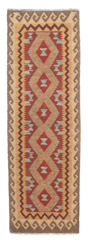 Løber Kelim Carpet - Splash - 202 x 64 cm - flerfarvet