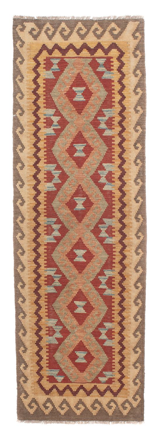 Løber Kelim Carpet - Splash - 202 x 64 cm - flerfarvet
