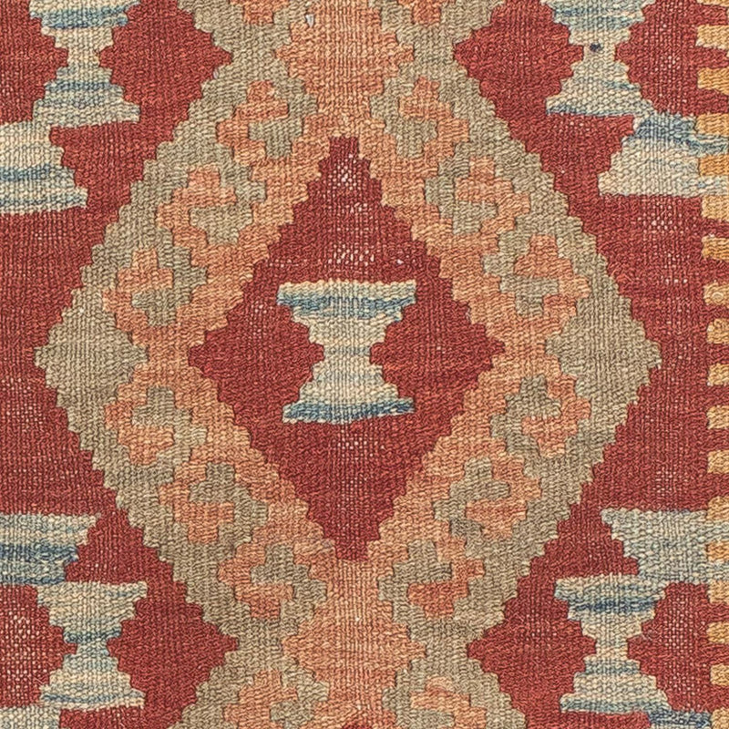Løber Kelim Carpet - Splash - 202 x 64 cm - flerfarvet