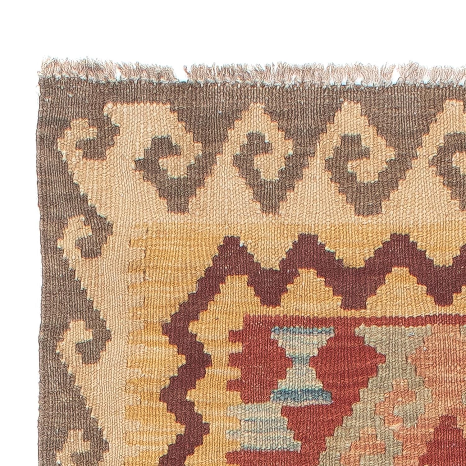 Løber Kelim Carpet - Splash - 202 x 64 cm - flerfarvet