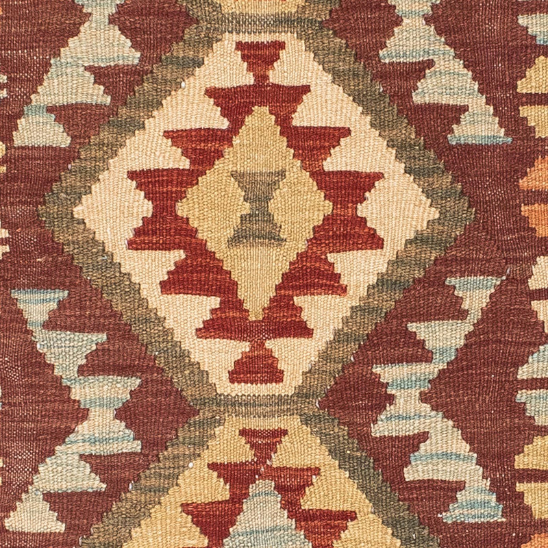 Løber Kelim-tæppe - orientalsk - 192 x 76 cm - brun