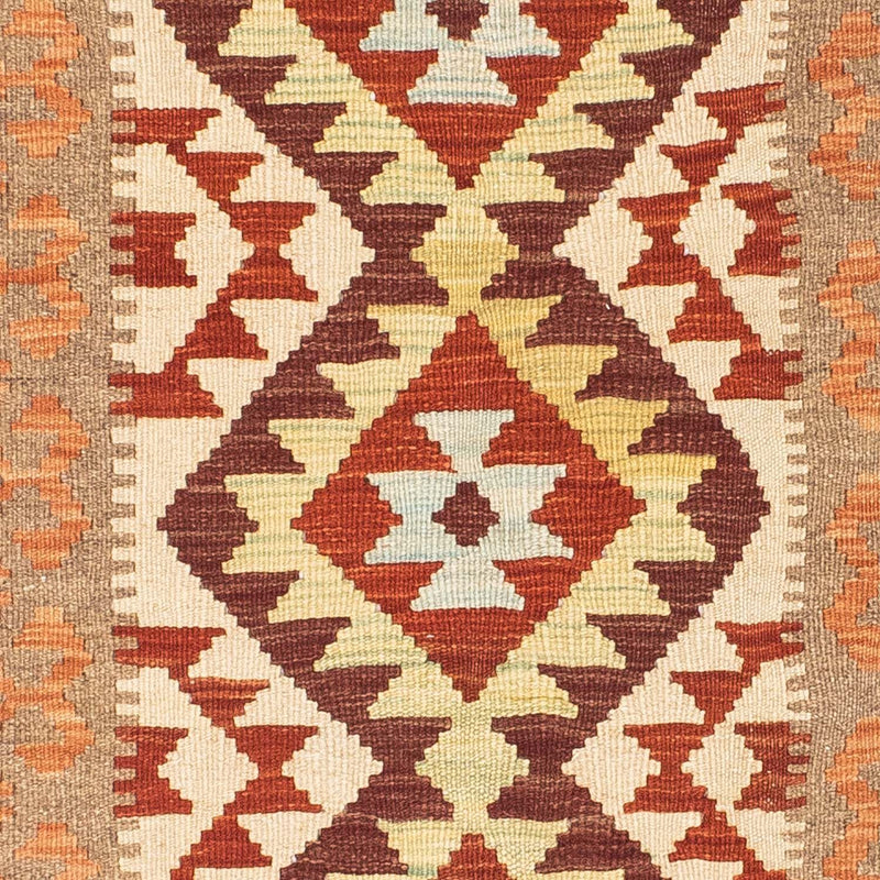 Løber Kelim-tæppe - orientalsk - 199 x 77 cm - beige