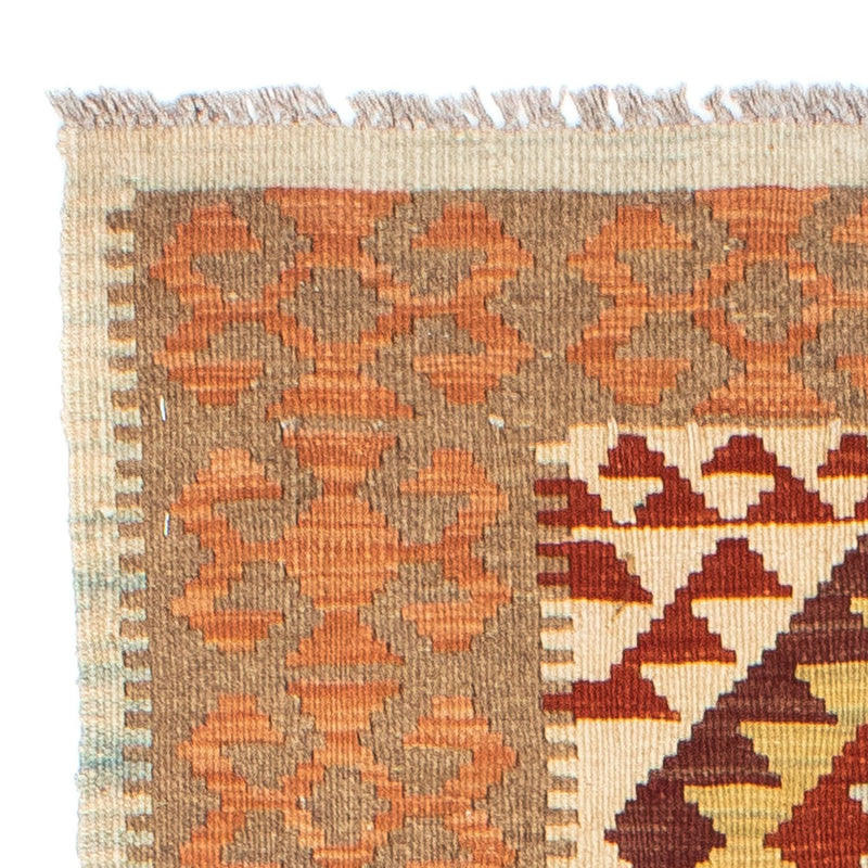 Løber Kelim-tæppe - orientalsk - 199 x 77 cm - beige