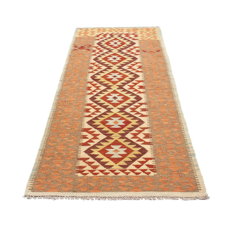 Løber Kelim-tæppe - orientalsk - 199 x 77 cm - beige