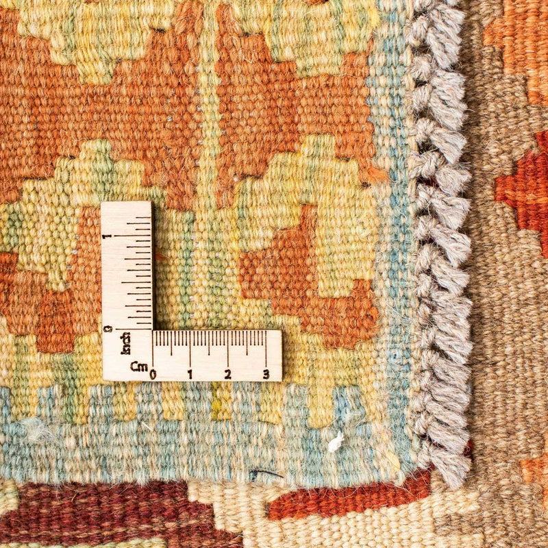 Løber Kelim-tæppe - orientalsk - 199 x 77 cm - beige