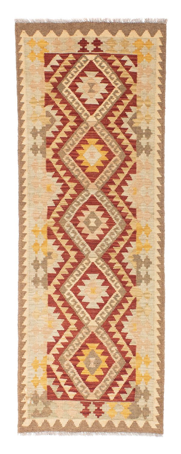 Løber Kelim-tæppe - orientalsk - 198 x 73 cm - beige