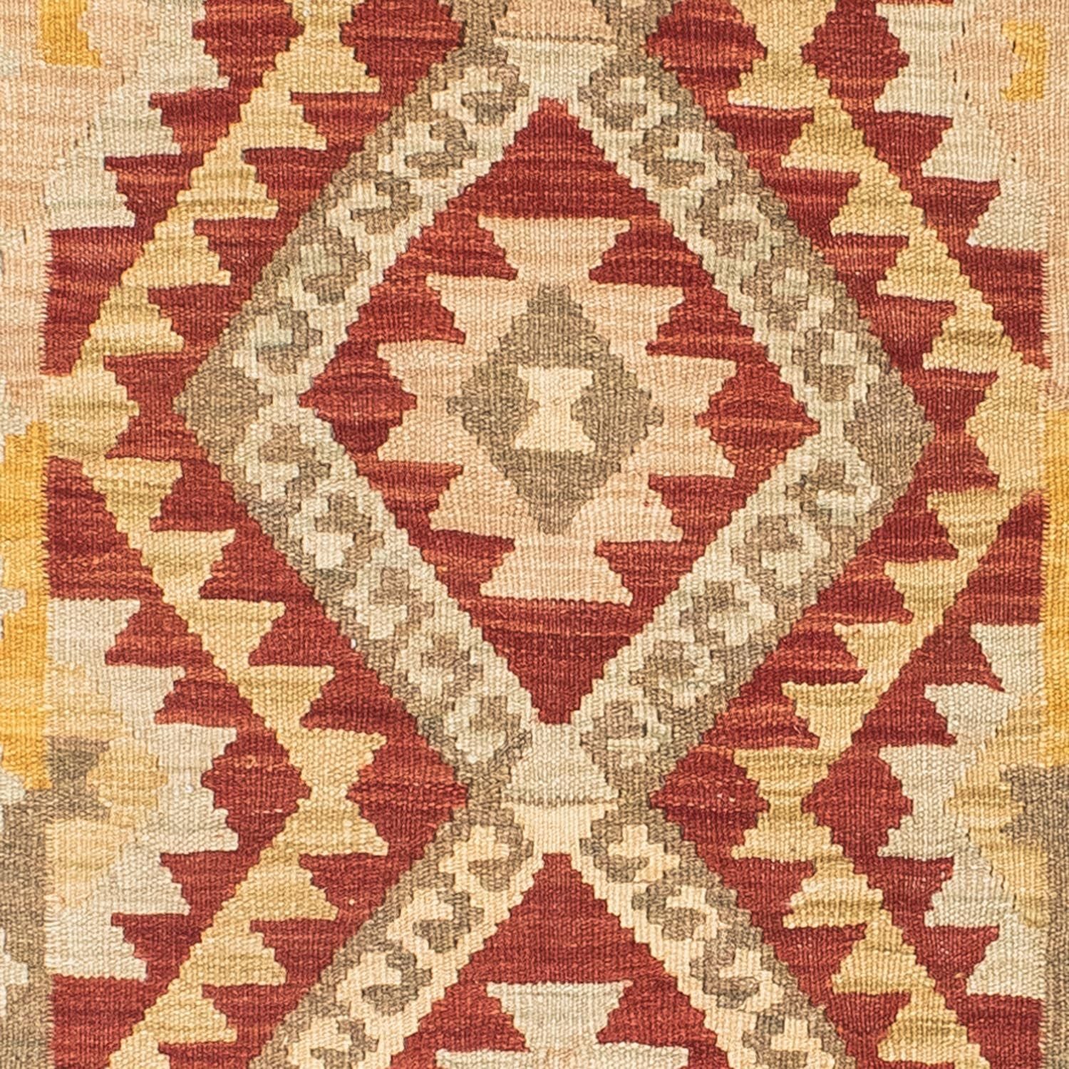 Løber Kelim-tæppe - orientalsk - 198 x 73 cm - beige