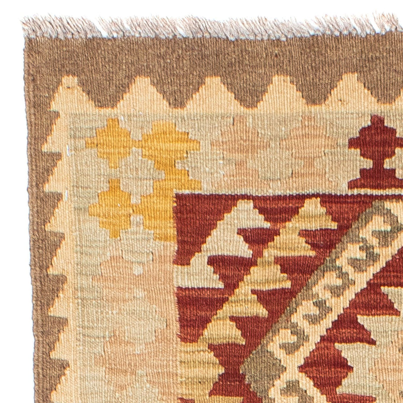 Løber Kelim-tæppe - orientalsk - 198 x 73 cm - beige