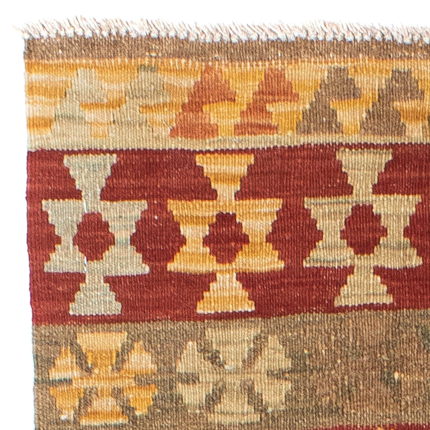 Løber Kelim-tæppe - orientalsk - 197 x 75 cm - flerfarvet