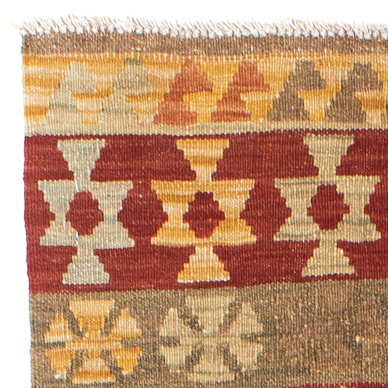 Løber Kelim-tæppe - orientalsk - 197 x 75 cm - flerfarvet